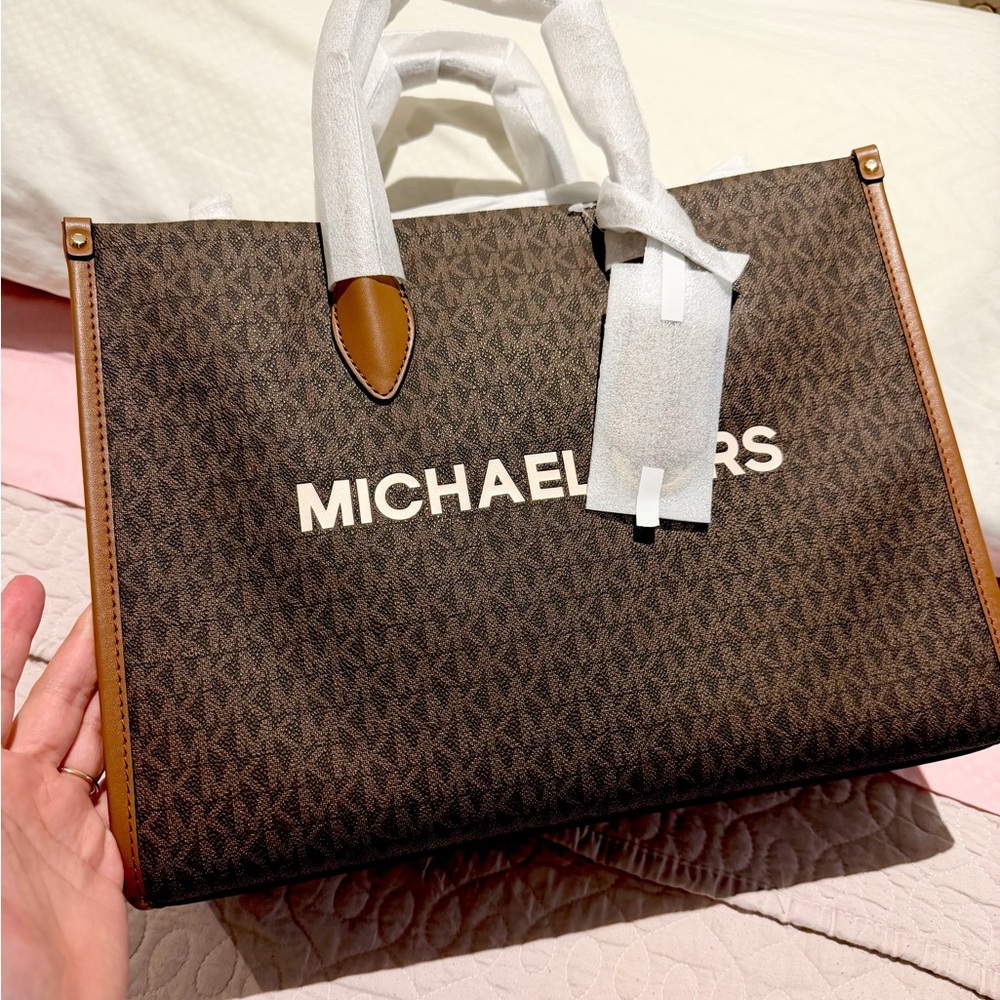 Michael Kors Tan and Brown bag